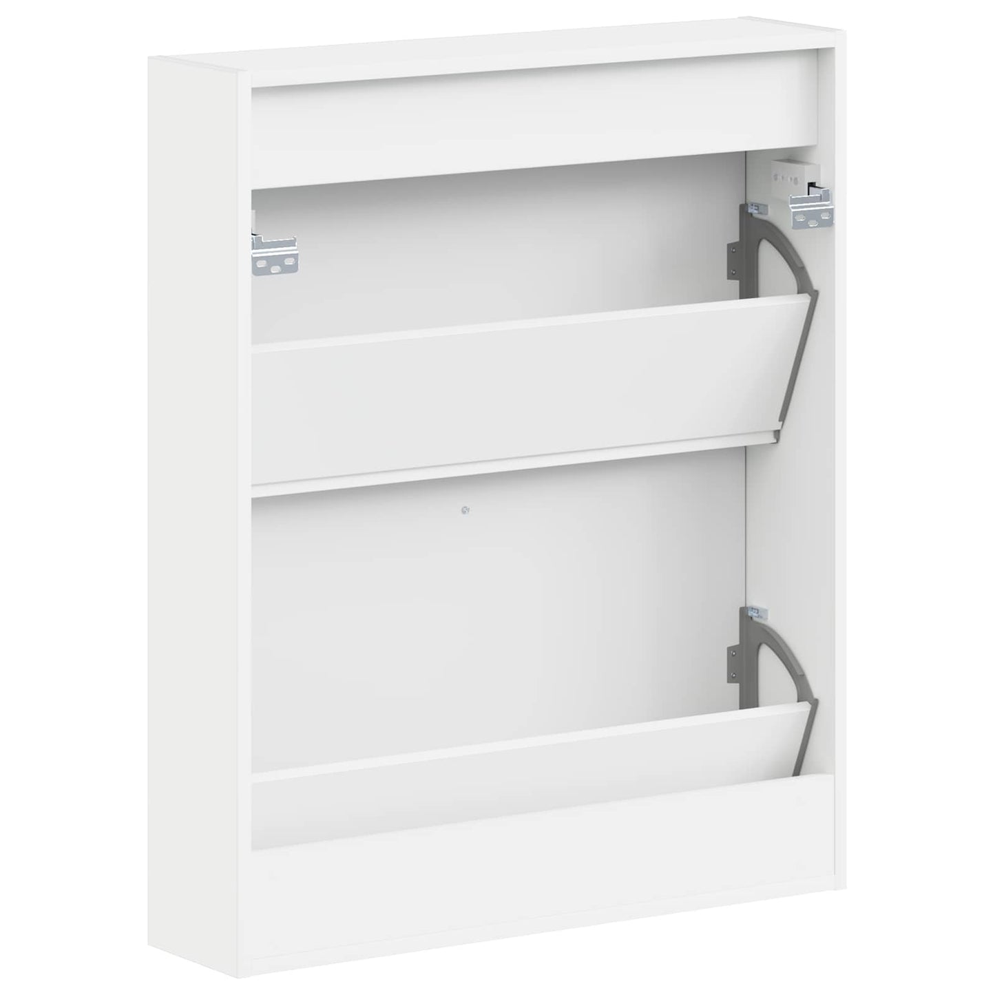 Wandgemonteerde Schoenkast ALKMAAR 71 x 17 x 86 cm Bewerkt hout