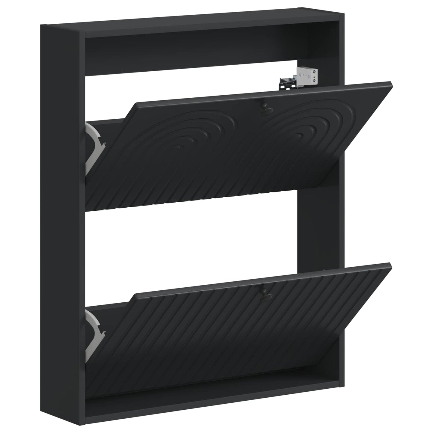 Wandgemonteerde Schoenkast ALKMAAR 71 x 17 x 86 cm Bewerkt hout