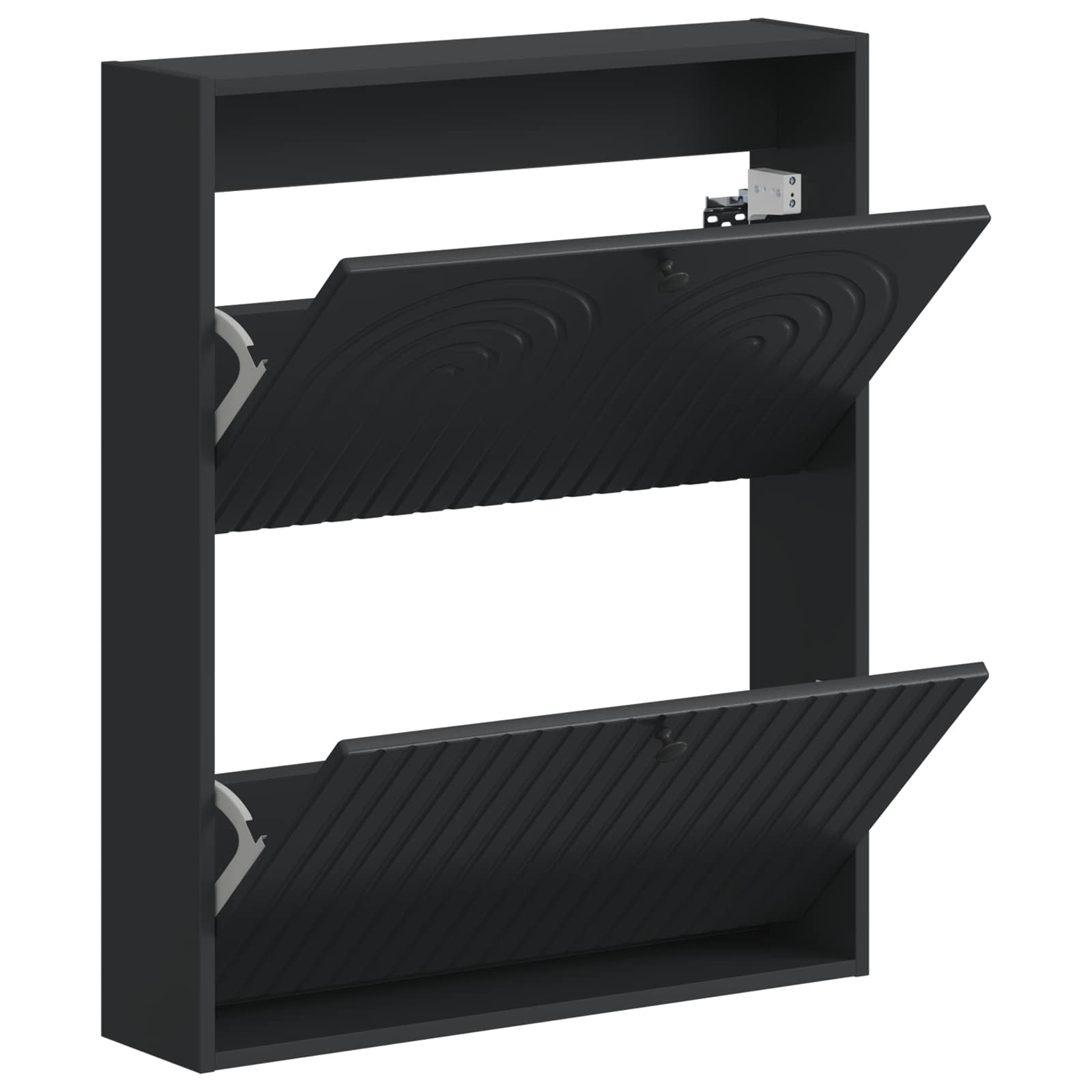 Wandgemonteerde Schoenkast ALKMAAR 71 x 17 x 86 cm Bewerkt hout