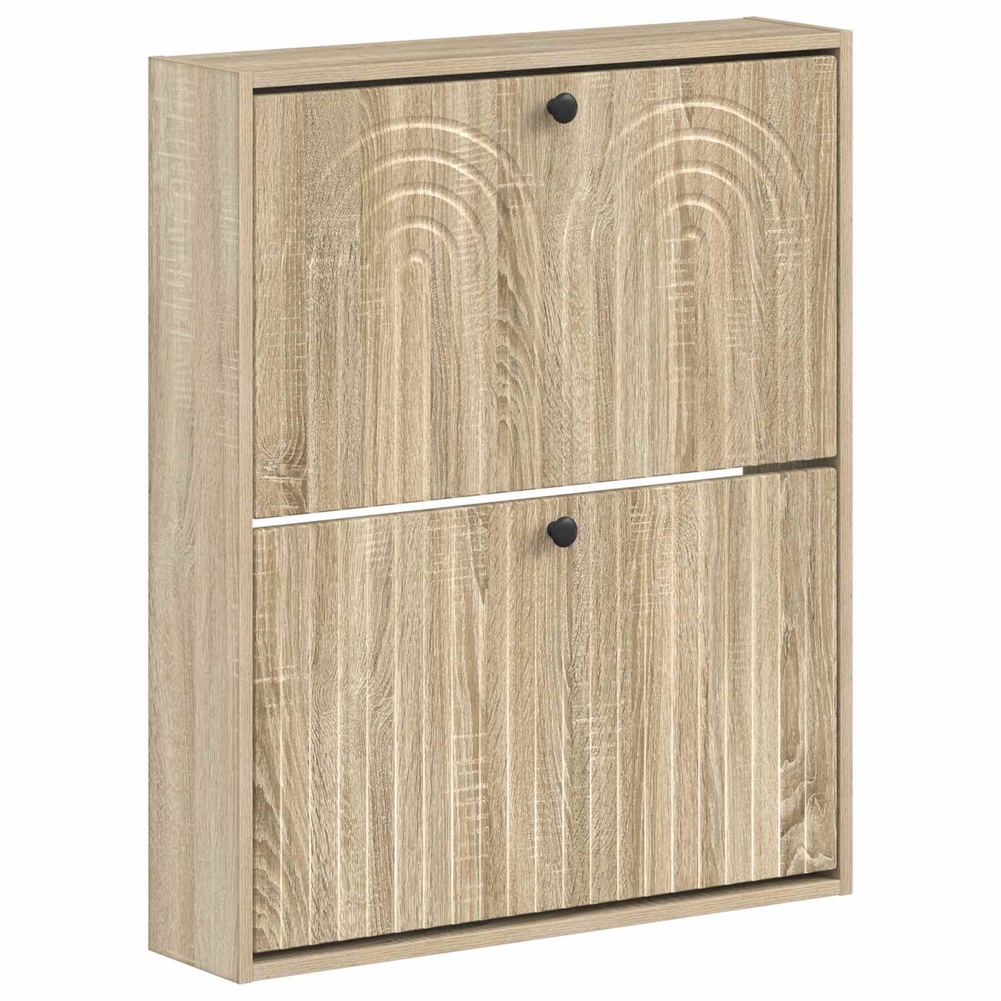 Wandgemonteerde Schoenkast ALKMAAR 71 x 17 x 86 cm Bewerkt hout
