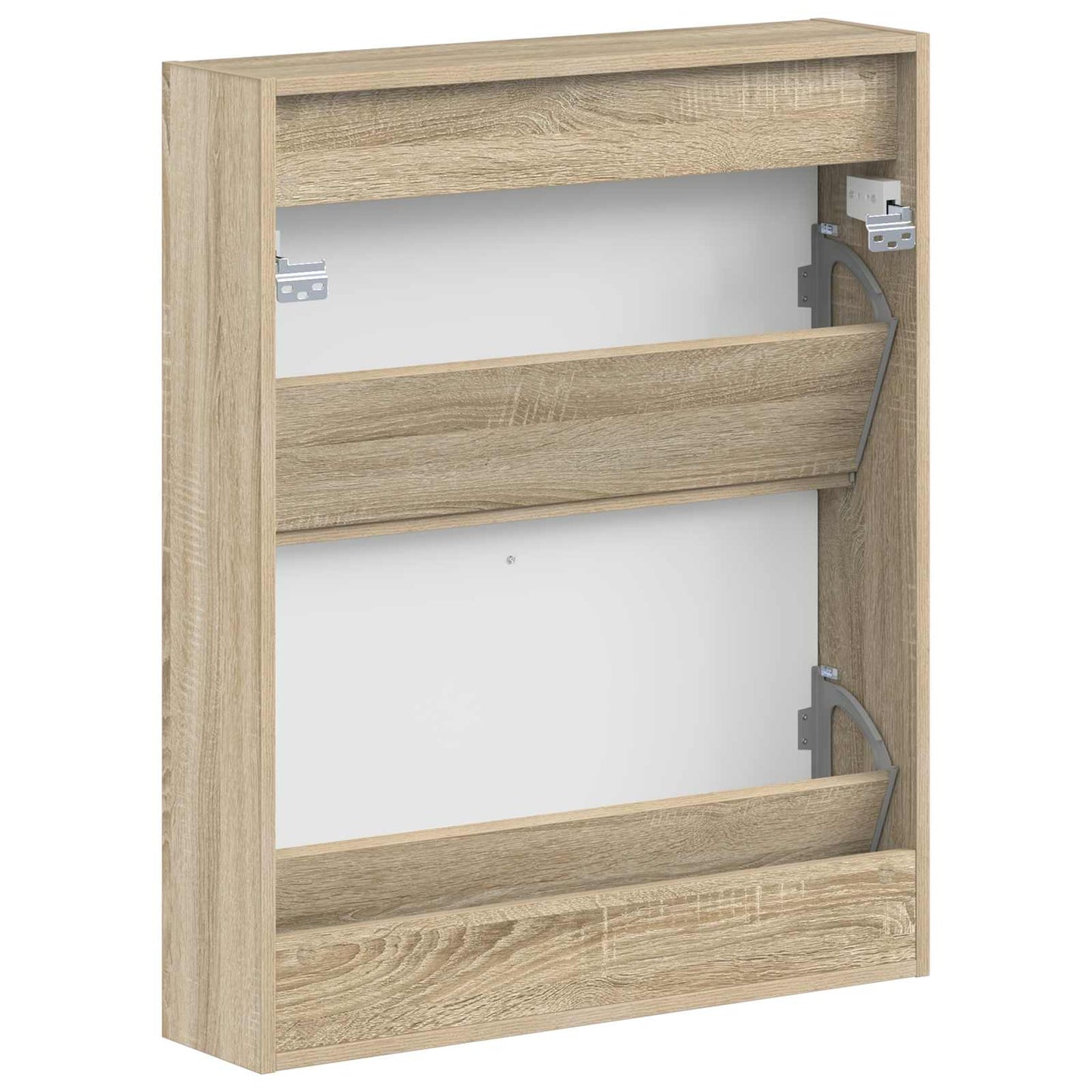 Wandgemonteerde Schoenkast ALKMAAR 71 x 17 x 86 cm Bewerkt hout