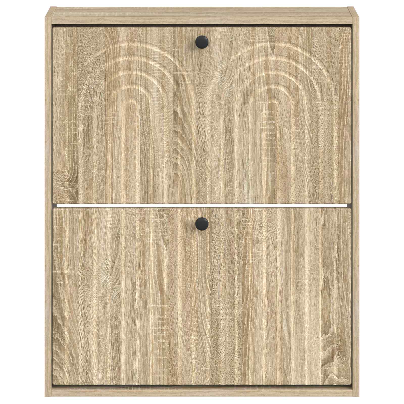 Wandgemonteerde Schoenkast ALKMAAR 71 x 17 x 86 cm Bewerkt hout