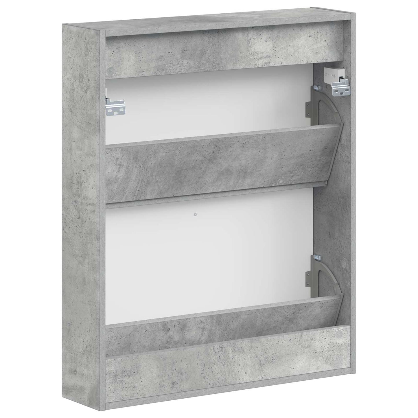 Wandgemonteerde Schoenkast ALKMAAR 71 x 17 x 86 cm Bewerkt hout
