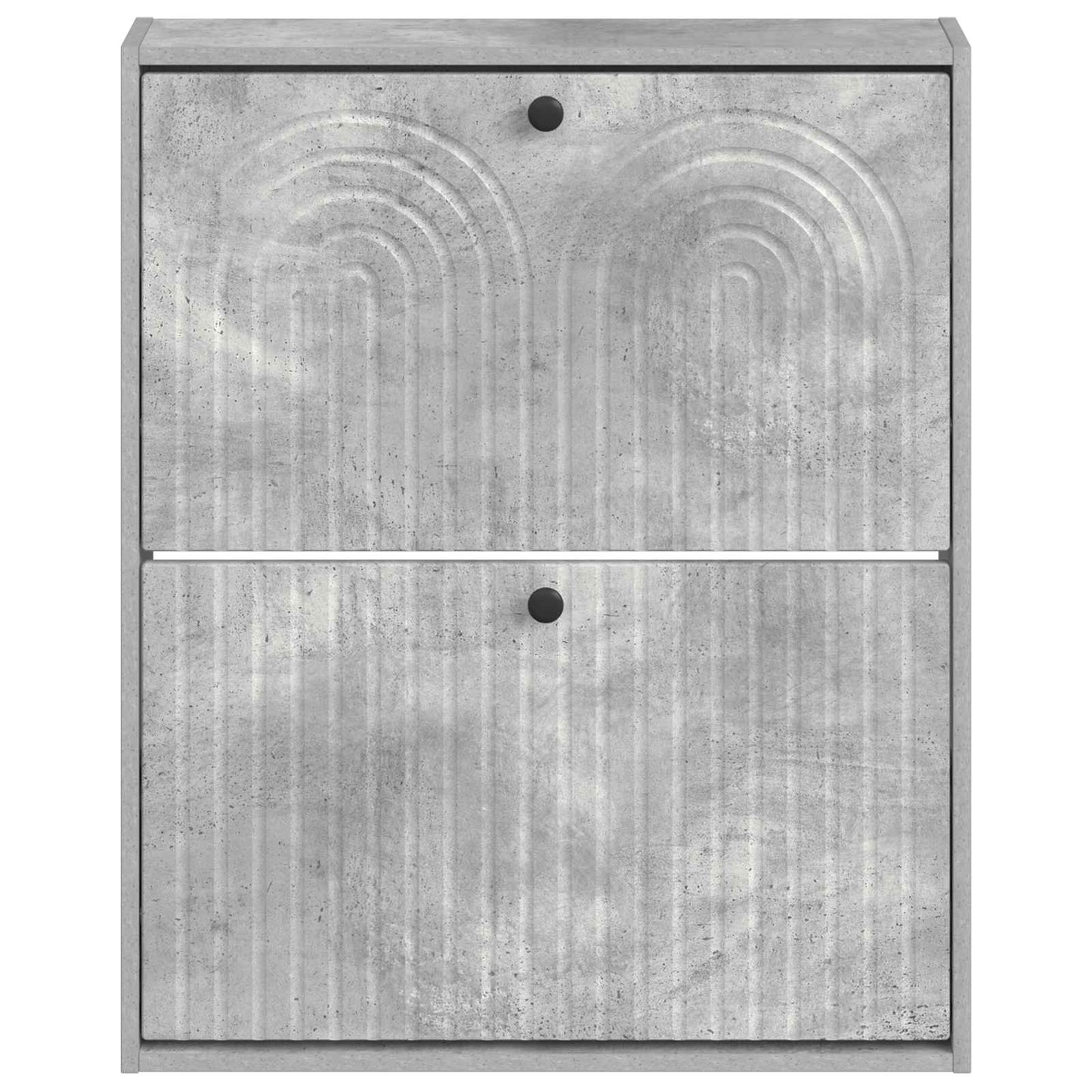 Wandgemonteerde Schoenkast ALKMAAR 71 x 17 x 86 cm Bewerkt hout