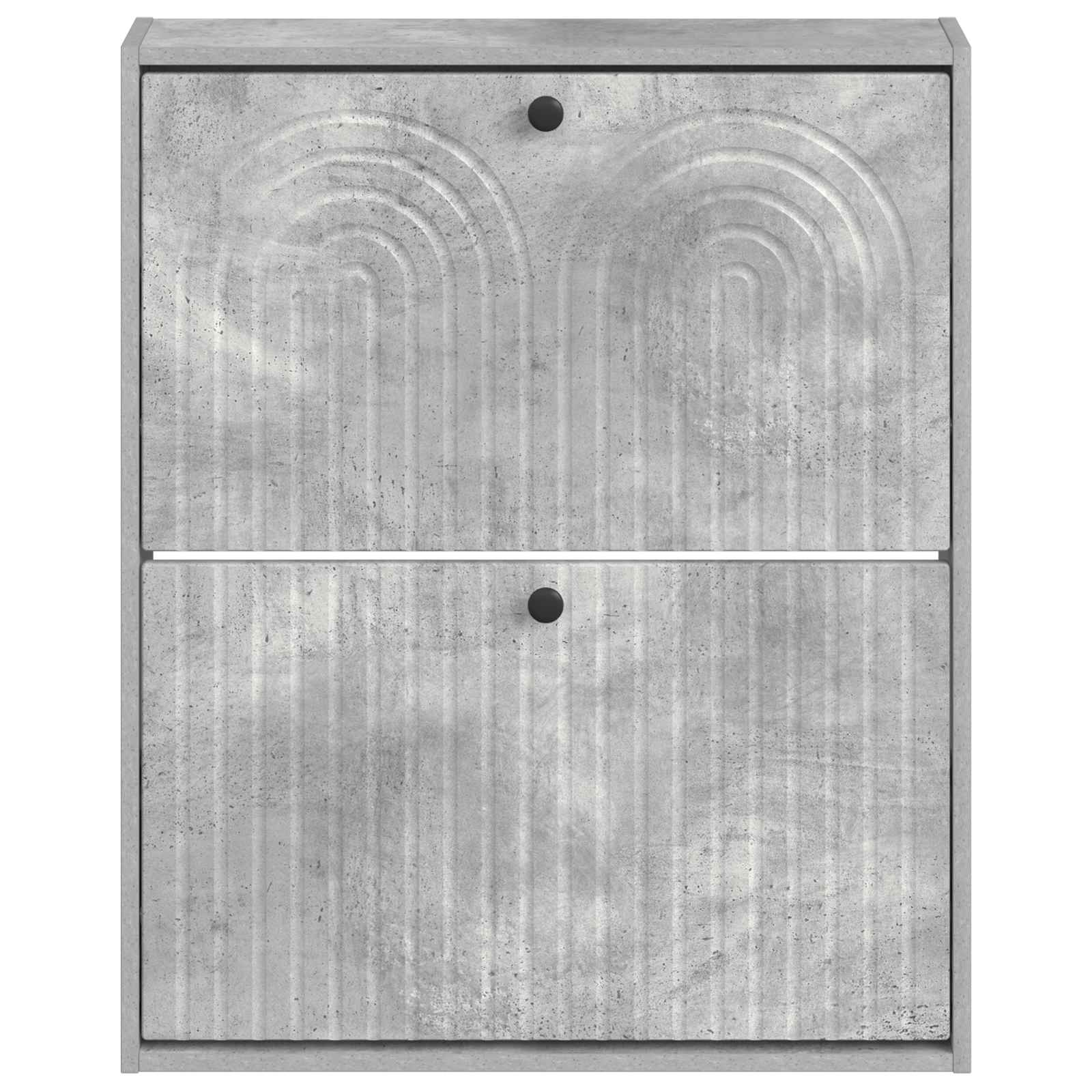 Wandgemonteerde Schoenkast ALKMAAR 71 x 17 x 86 cm Bewerkt hout
