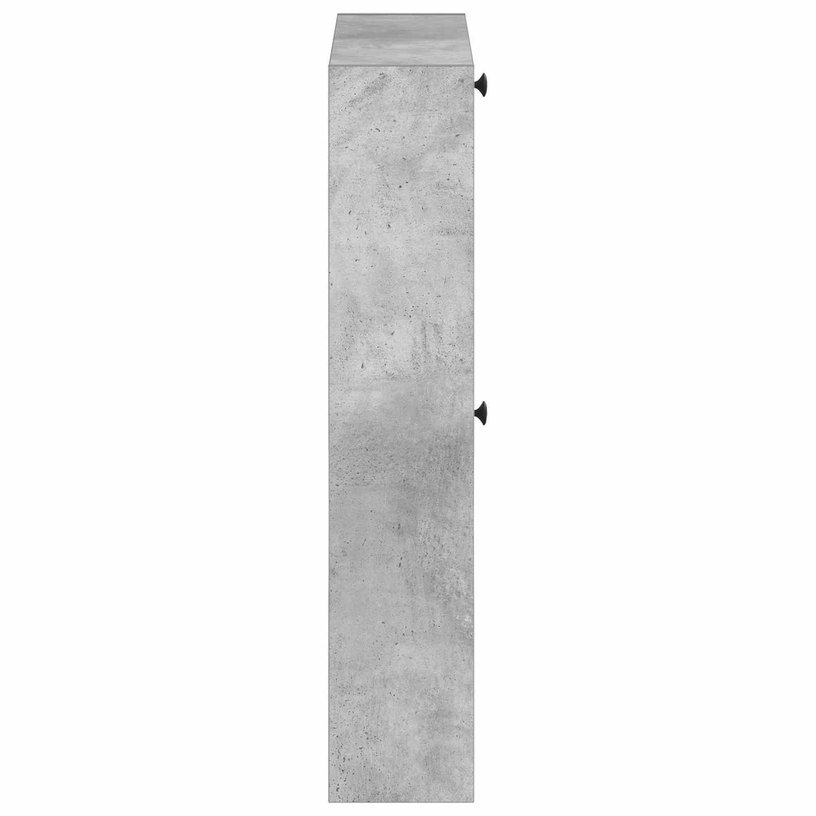 Wandgemonteerde Schoenkast ALKMAAR 71 x 17 x 86 cm Bewerkt hout