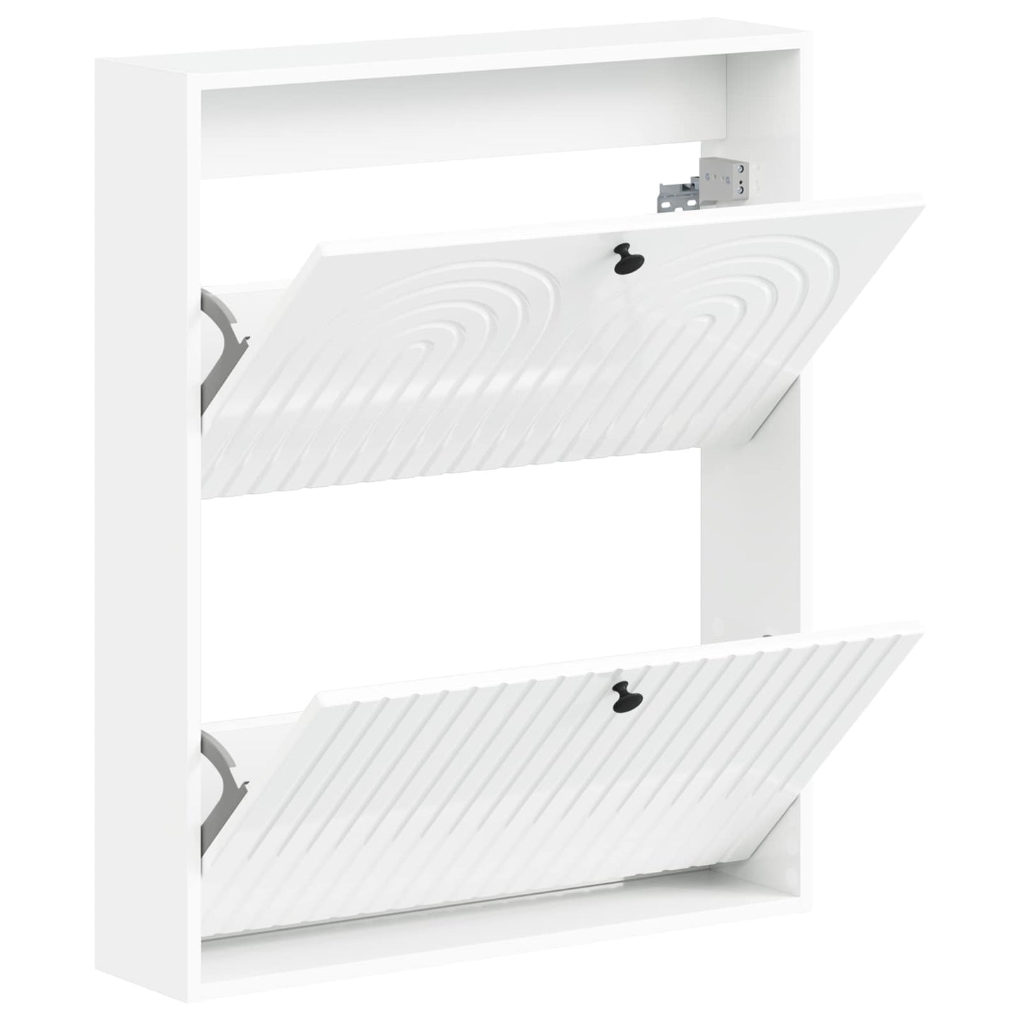 Wandgemonteerde Schoenkast ALKMAAR 71 x 17 x 86 cm Bewerkt hout