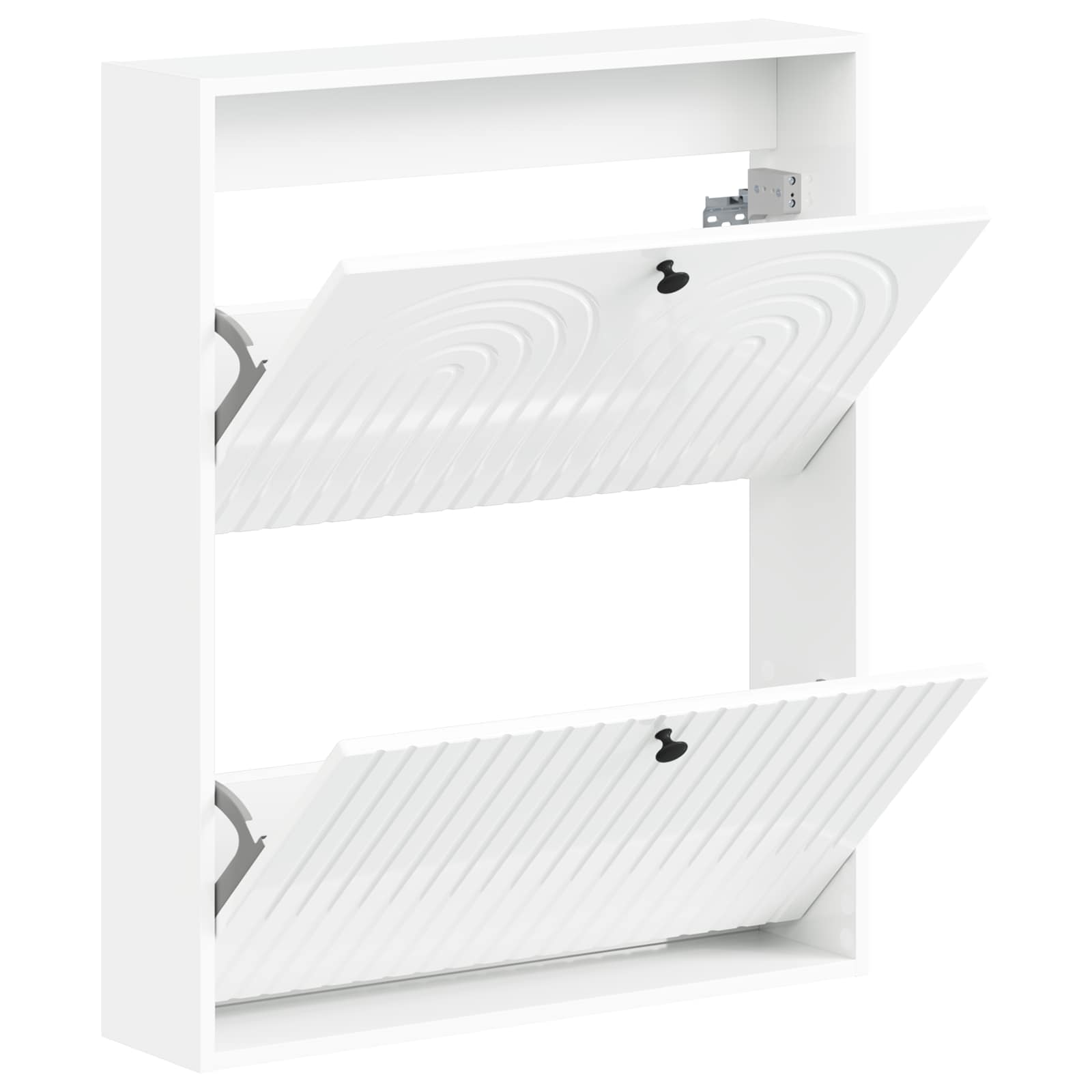 Wandgemonteerde Schoenkast ALKMAAR 71 x 17 x 86 cm Bewerkt hout