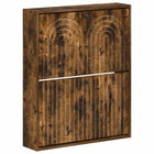 Wandgemonteerde Schoenkast ALKMAAR 71 x 17 x 86 cm Bewerkt hout