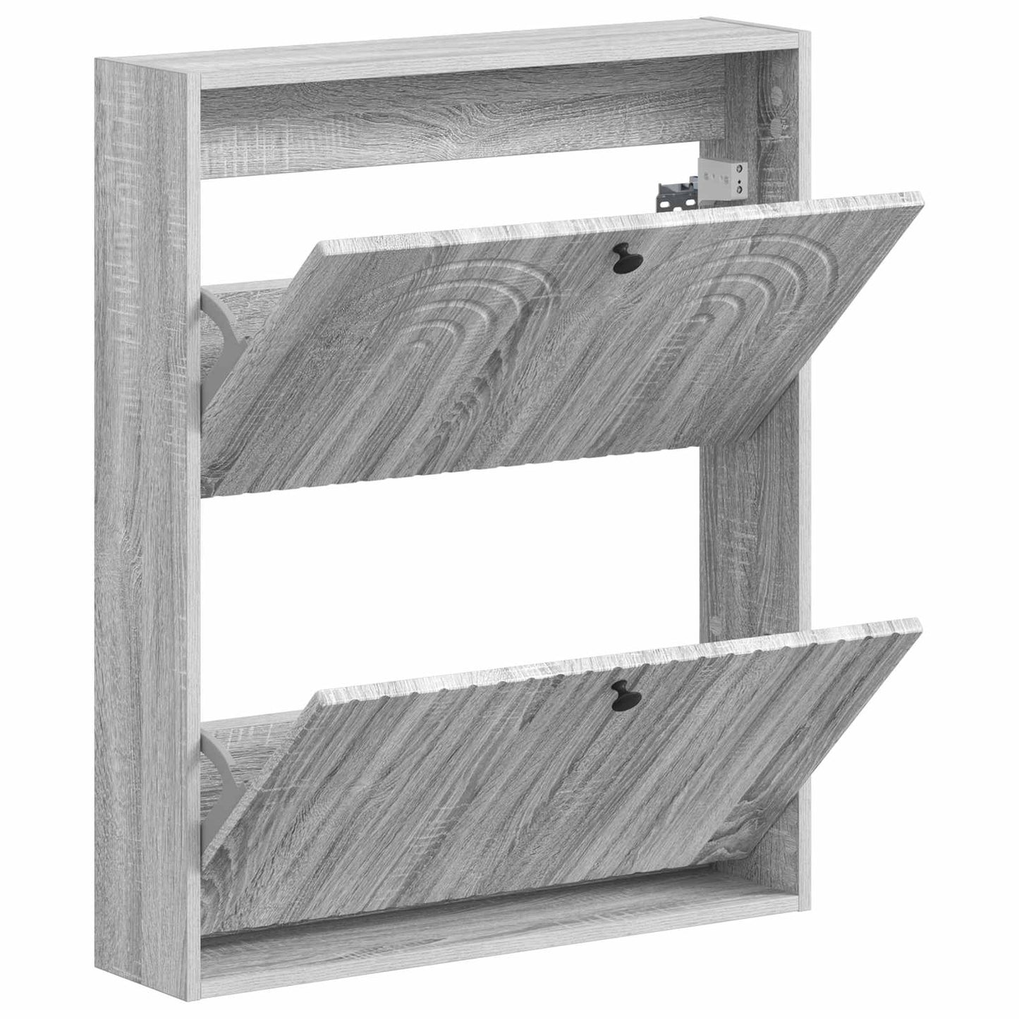 Wandgemonteerde Schoenkast ALKMAAR 71 x 17 x 86 cm Bewerkt hout