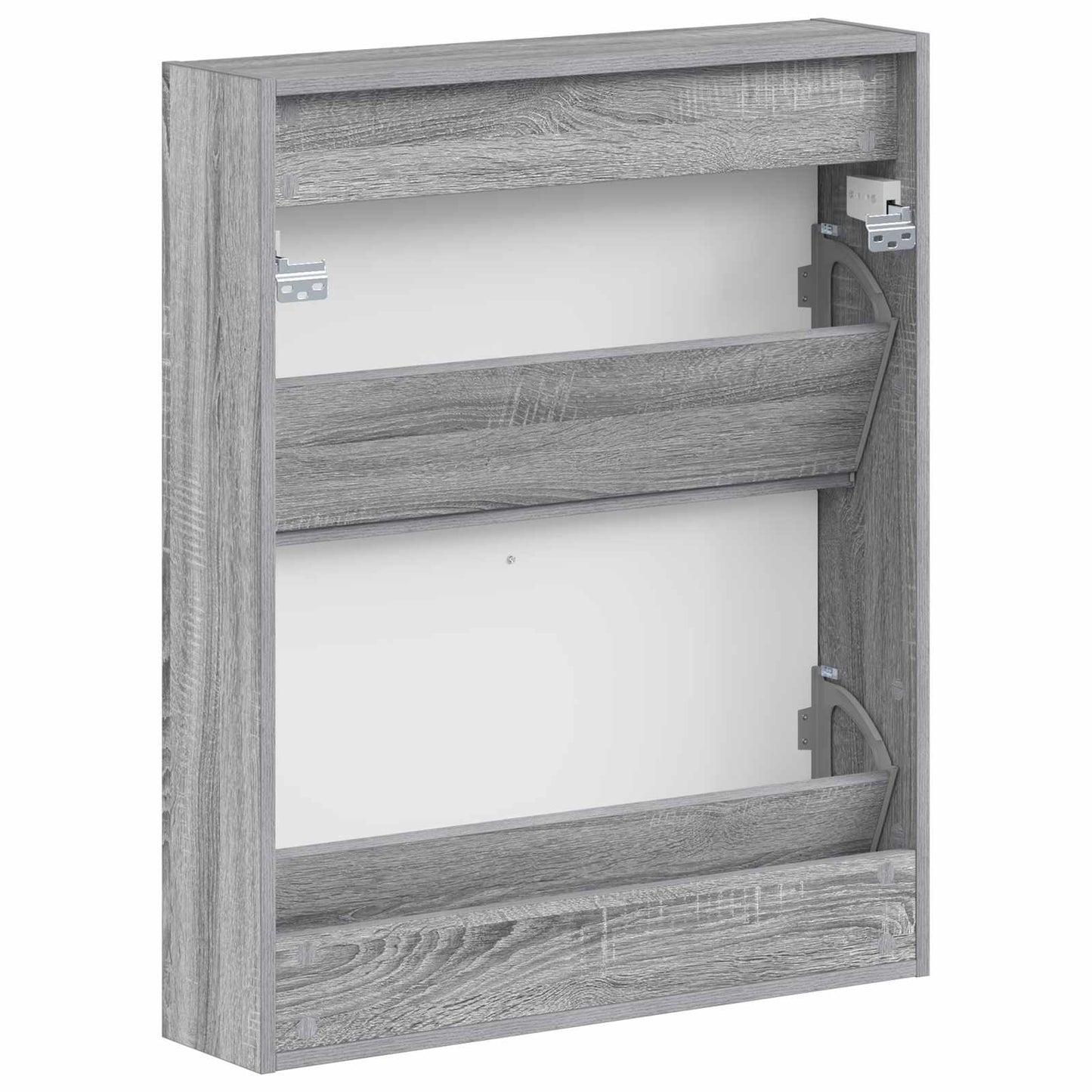 Wandgemonteerde Schoenkast ALKMAAR 71 x 17 x 86 cm Bewerkt hout