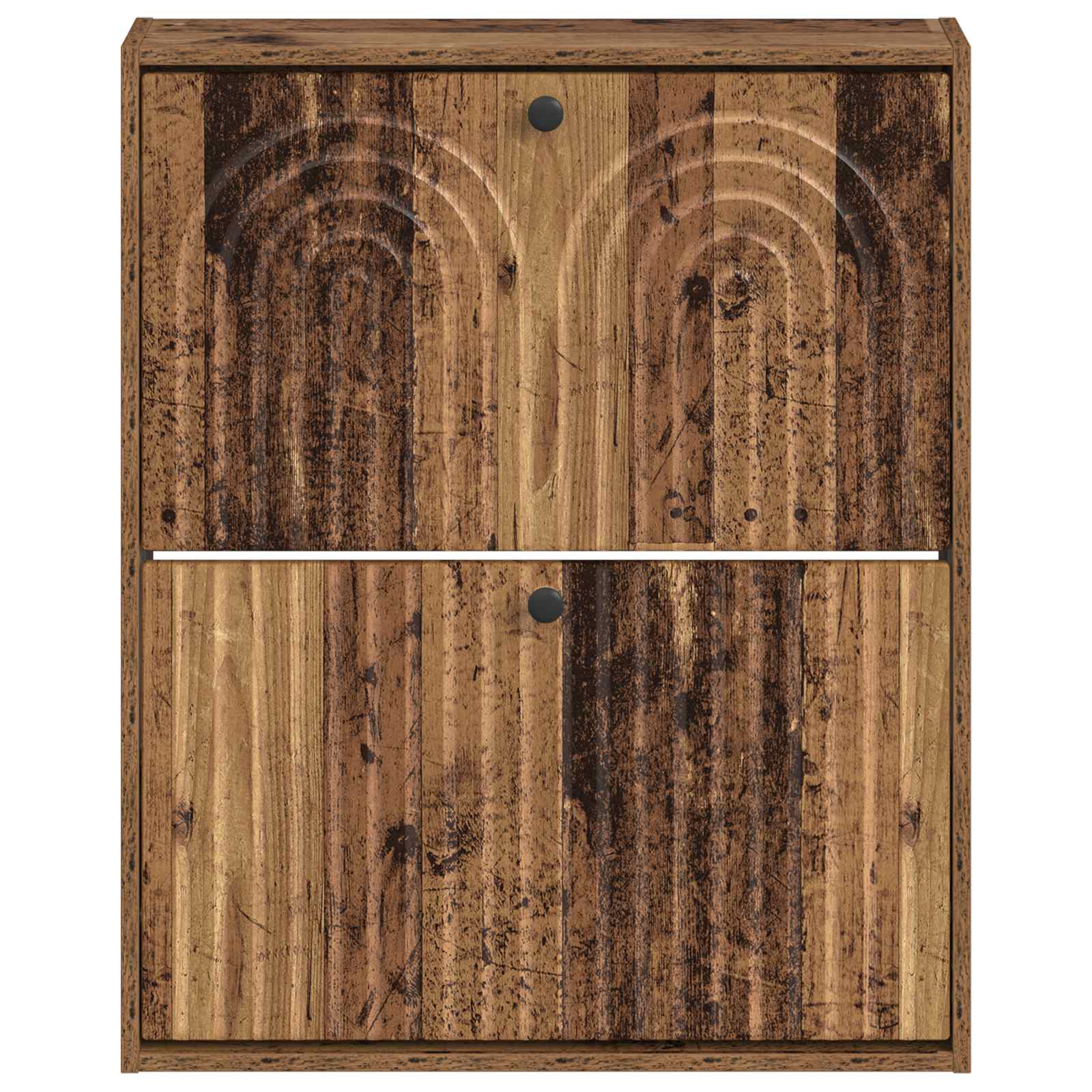 Wandgemonteerde Schoenkast ALKMAAR 71 x 17 x 86 cm Bewerkt hout
