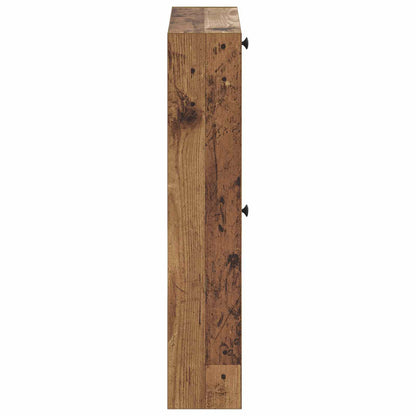 Wandgemonteerde Schoenkast ALKMAAR 71 x 17 x 86 cm Bewerkt hout