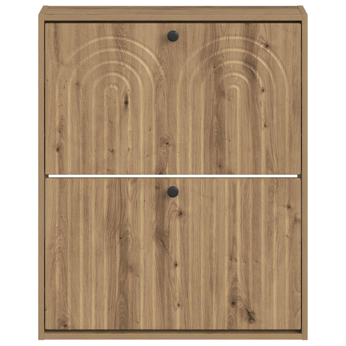 Wandgemonteerde Schoenkast ALKMAAR 71 x 17 x 86 cm Bewerkt hout