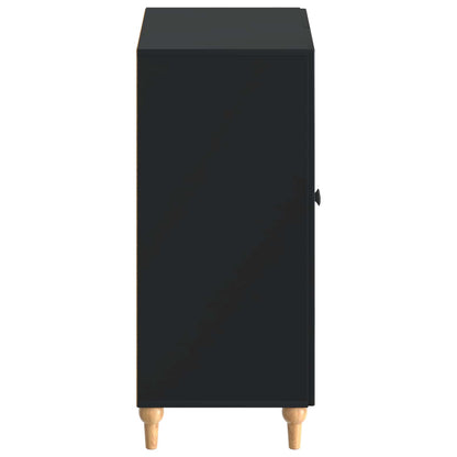 Schoenenkast ALKMAAR 59,5 x 39,5 x 90 cm Bewerkt hout Zwart