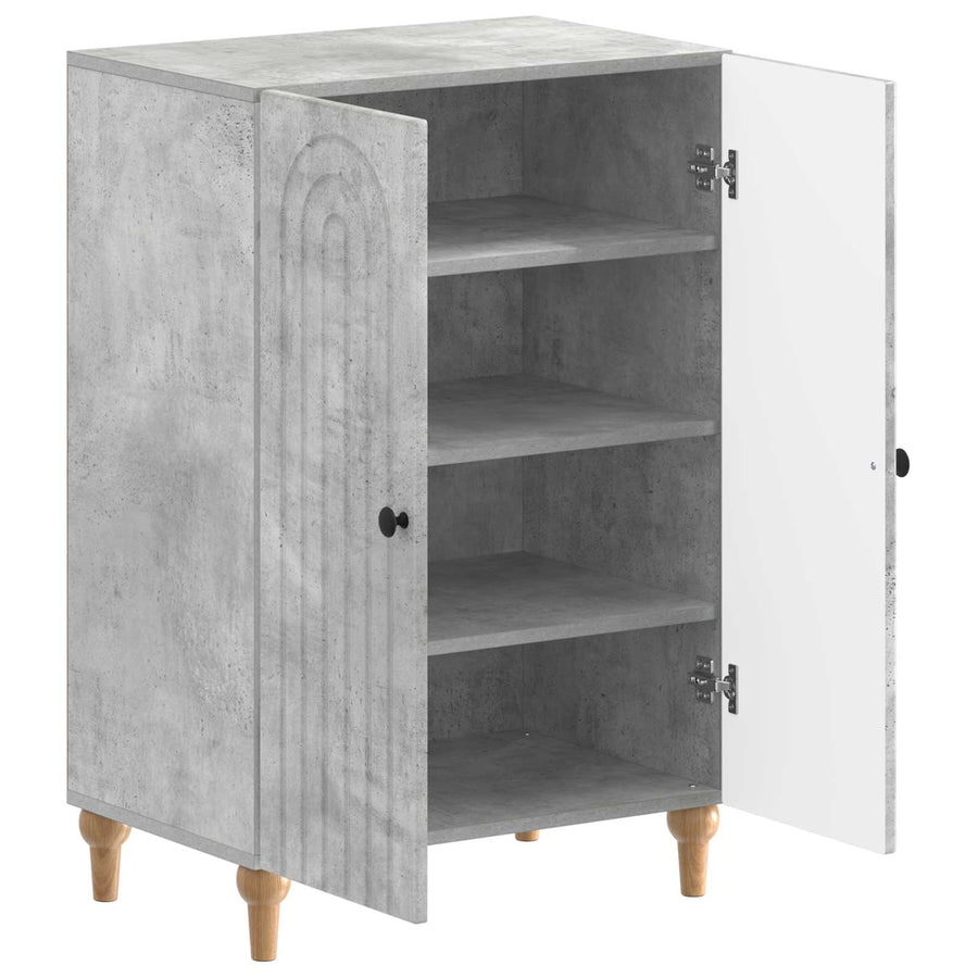 Schoenenkast ALKMAAR 59,5 x 39,5 x 90 cm Bewerkt hout