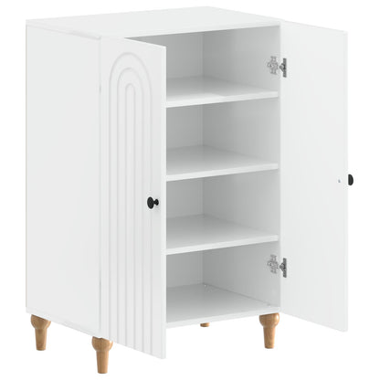 Schoenenkast ALKMAAR 59,5 x 39,5 x 90 cm Bewerkt hout