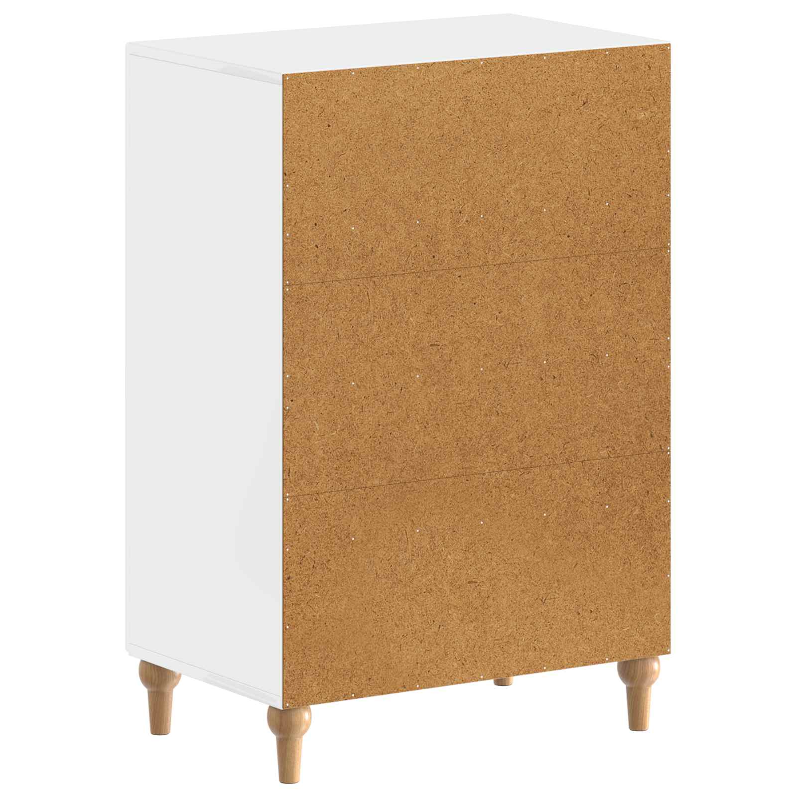 Schoenenkast ALKMAAR 59,5 x 39,5 x 90 cm Bewerkt hout