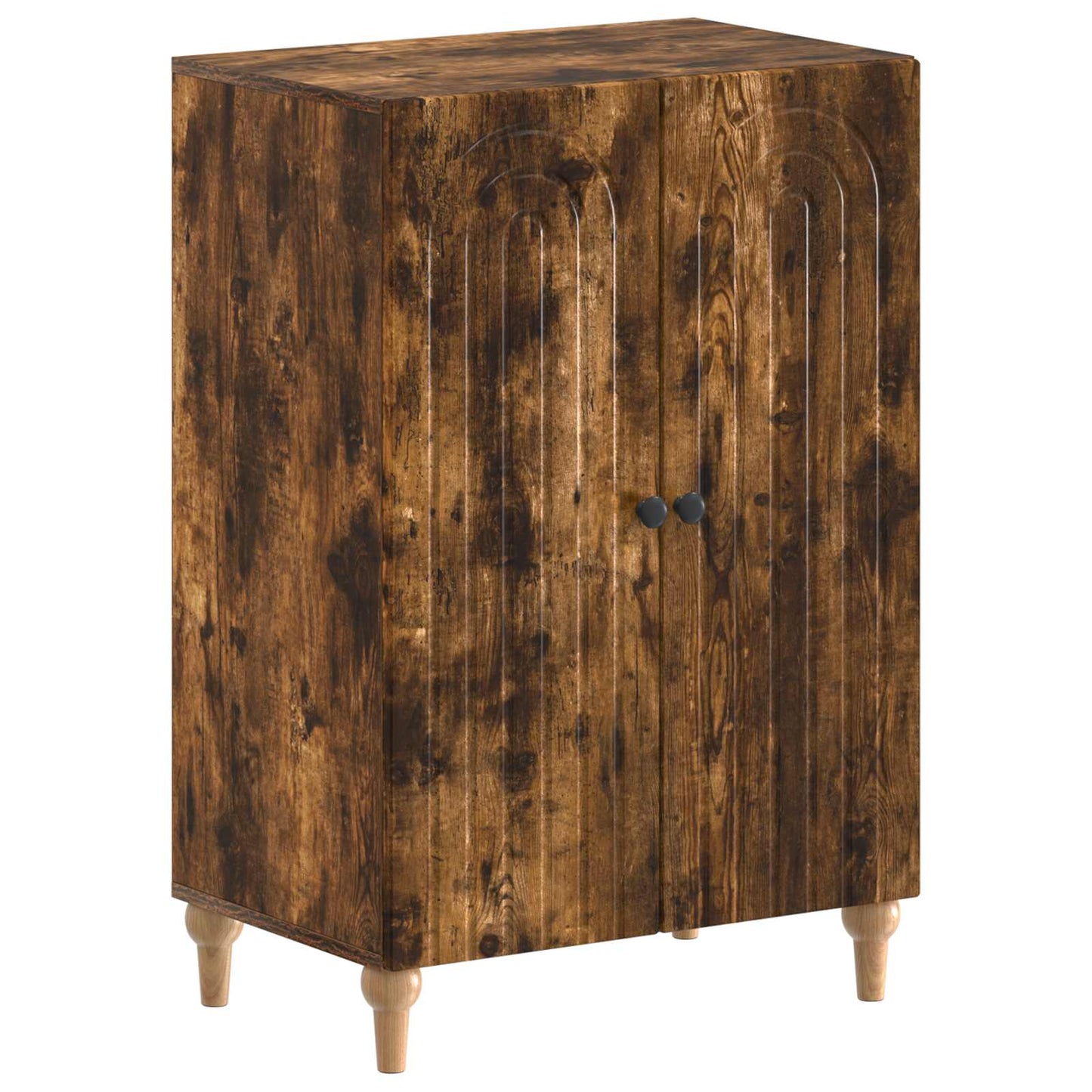 Schoenenkast ALKMAAR 59,5 x 39,5 x 90 cm Bewerkt hout