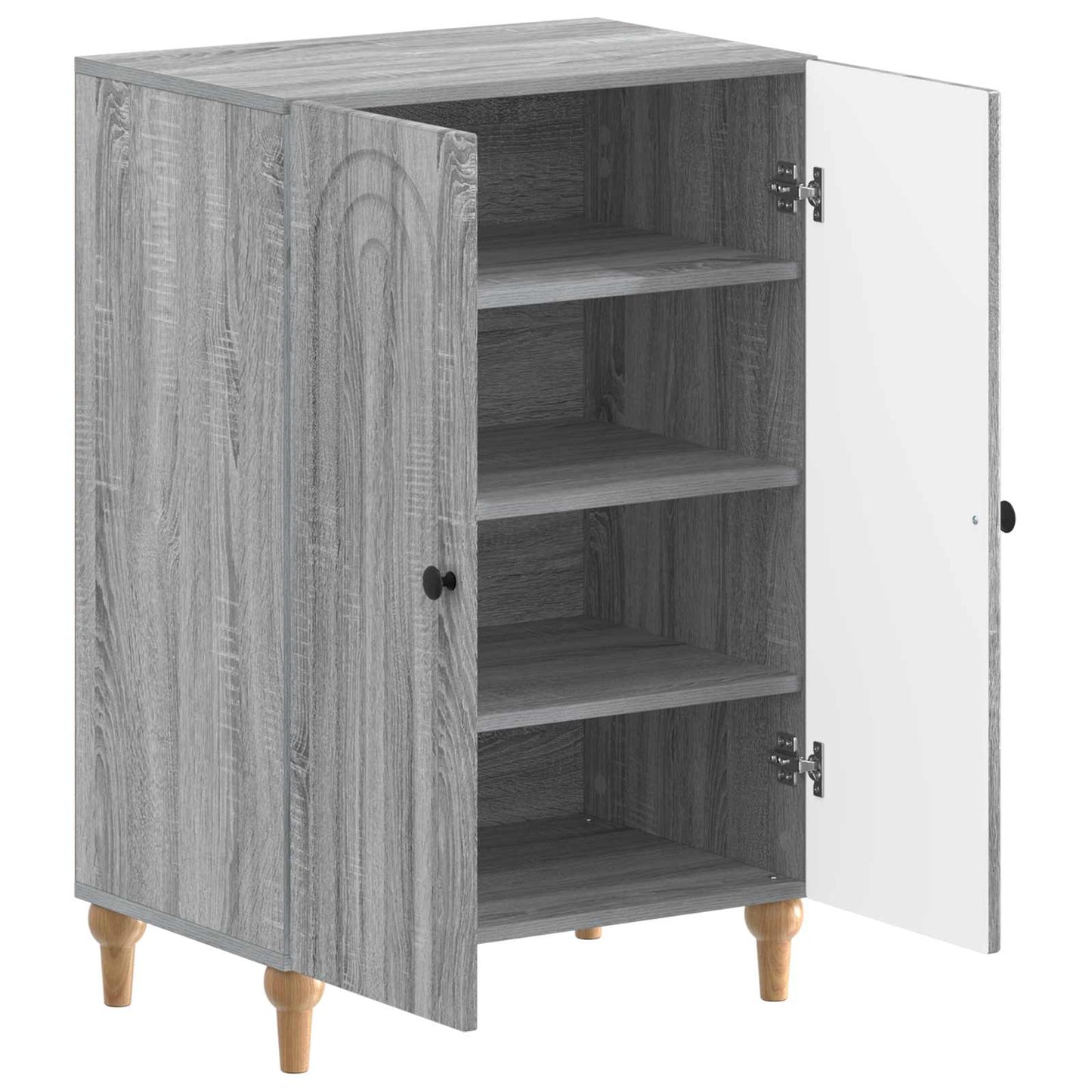 Schoenenkast ALKMAAR 59,5 x 39,5 x 90 cm Bewerkt hout