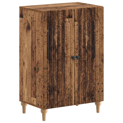 Schoenenkast ALKMAAR 59,5 x 39,5 x 90 cm Bewerkt hout Oud hout