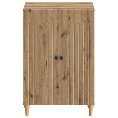 Schoenenkast ALKMAAR 59,5 x 39,5 x 90 cm Bewerkt hout