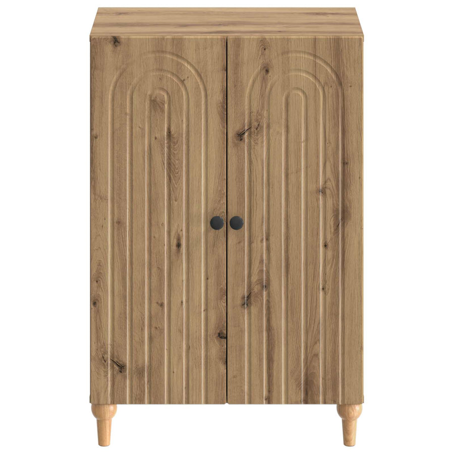 Schoenenkast ALKMAAR 59,5 x 39,5 x 90 cm Bewerkt hout