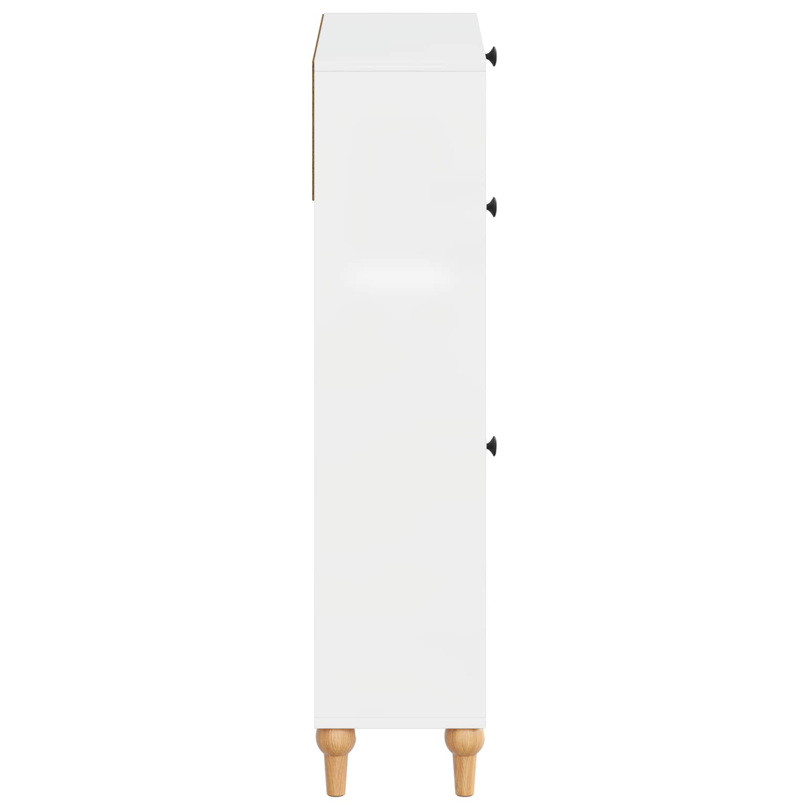 Schoenenkast ALKMAAR 78 x 24 x 103 cm Bewerkt hout
