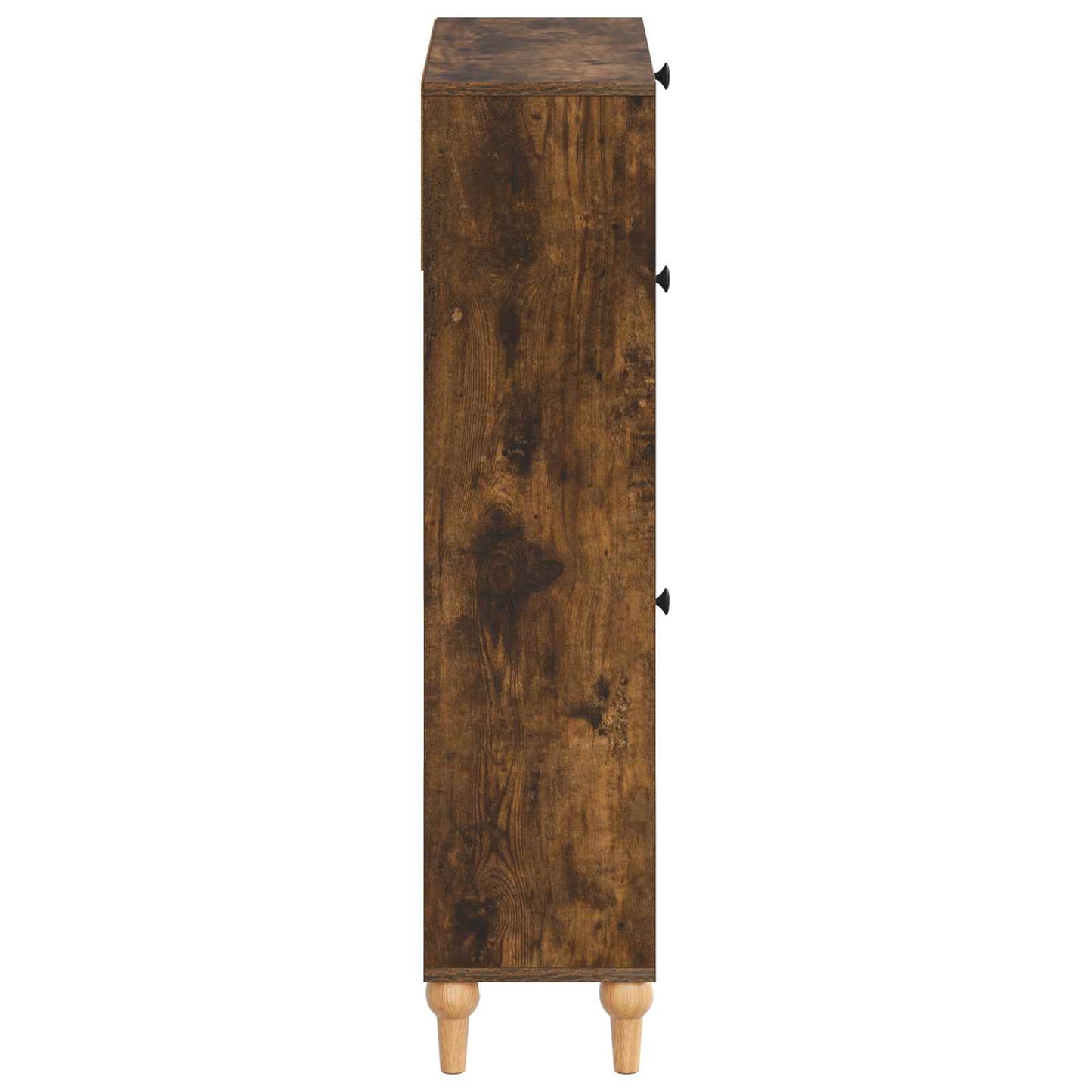 Schoenenkast ALKMAAR 78 x 24 x 103 cm Bewerkt hout