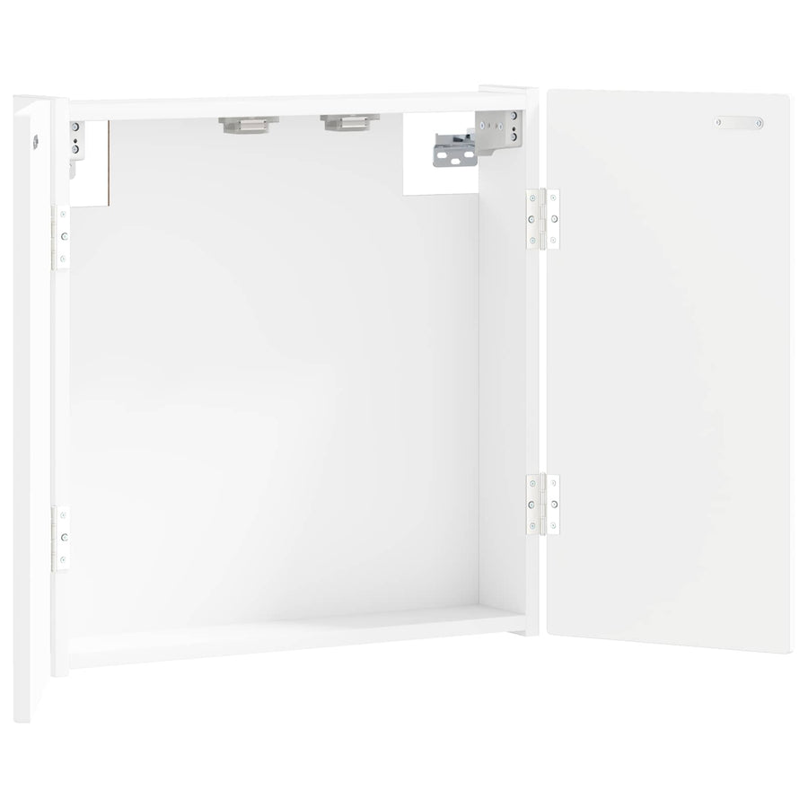 Dartbord Kabinet ALKMAAR Wit 52,5 x 10,5 x 53,5 cm Bewerkt hout