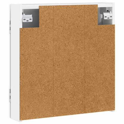Dartbord Kabinet ALKMAAR Wit 52,5 x 10,5 x 53,5 cm Bewerkt hout