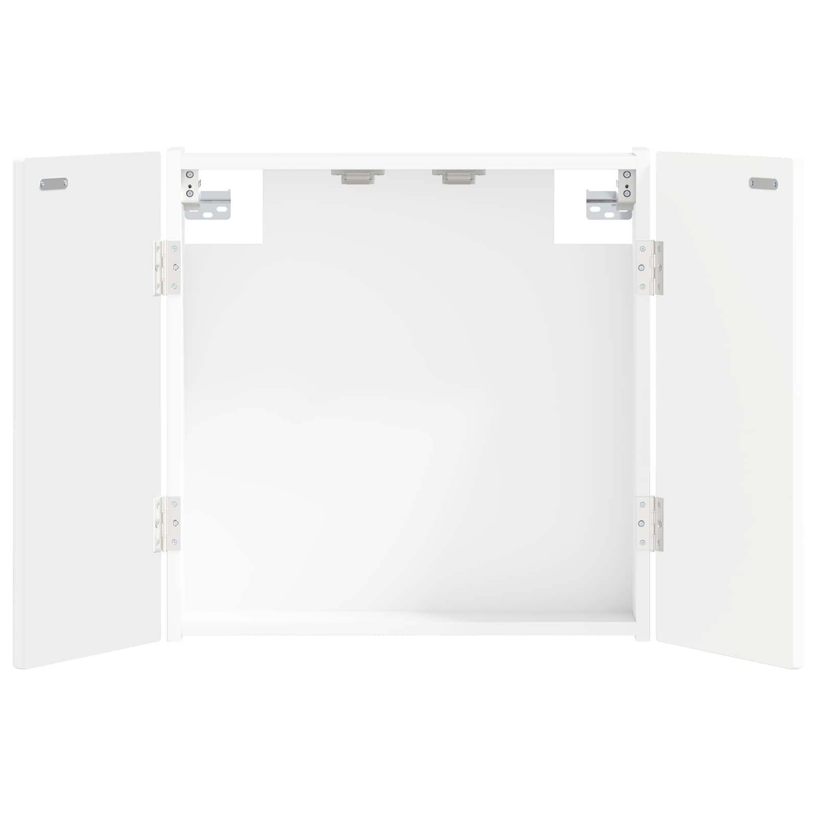 Dartbord Kabinet ALKMAAR Wit 52,5 x 10,5 x 53,5 cm Bewerkt hout
