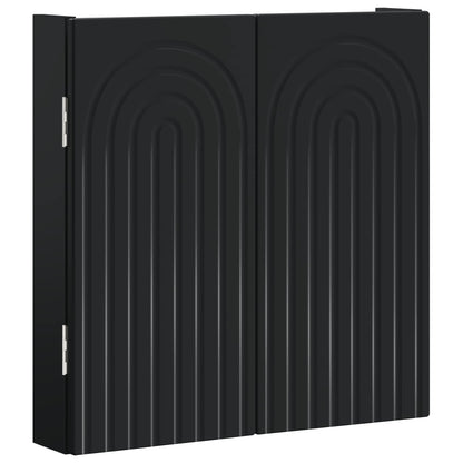 Dartbord Kabinet ALKMAAR Zwart 52,5 x 10,5 x 53,5 cm