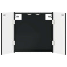 Dartbord Kabinet ALKMAAR Zwart 52,5 x 10,5 x 53,5 cm