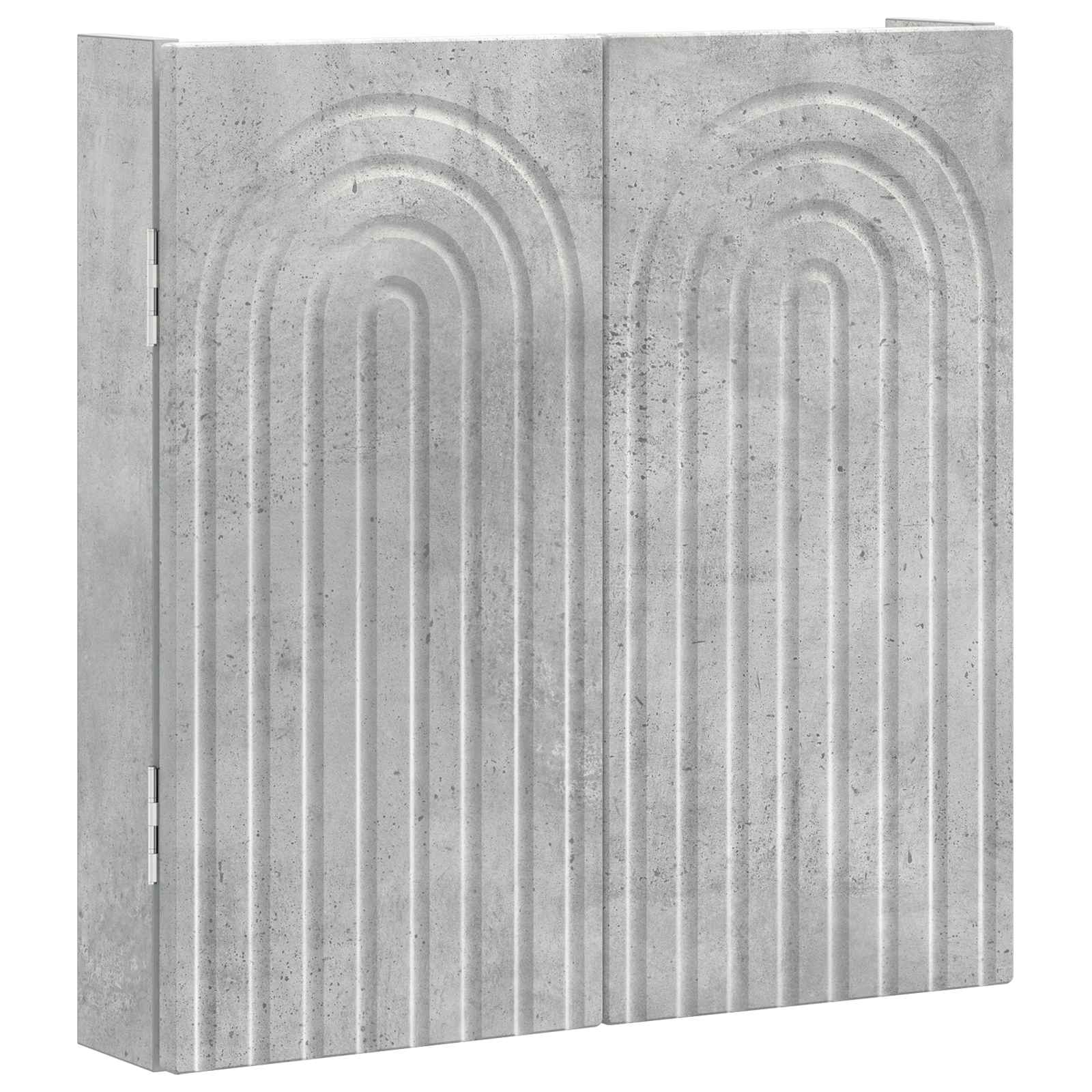 Dartbord Kabinet ALKMAAR Betongrijs 52,5 x 10,5 x 53,5 cm