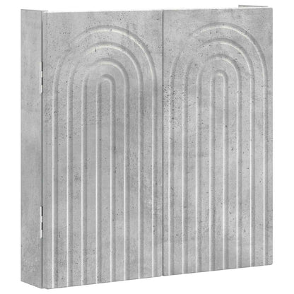 Dartbord Kabinet ALKMAAR Betongrijs 52,5 x 10,5 x 53,5 cm