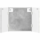 Dartbord Kabinet ALKMAAR Betongrijs 52,5 x 10,5 x 53,5 cm
