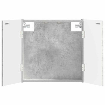 Dartbord Kabinet ALKMAAR Betongrijs 52,5 x 10,5 x 53,5 cm