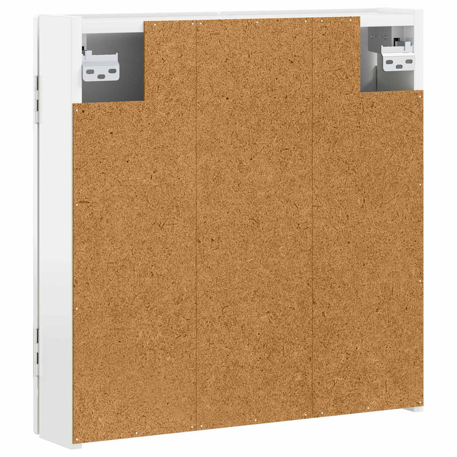 Dartbord Kabinet ALKMAAR Hoogglans Wit 52,5 x 10,5 x 53,5 cm