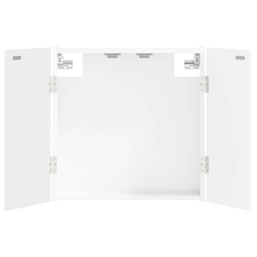 Dartbord Kabinet ALKMAAR Hoogglans Wit 52,5 x 10,5 x 53,5 cm