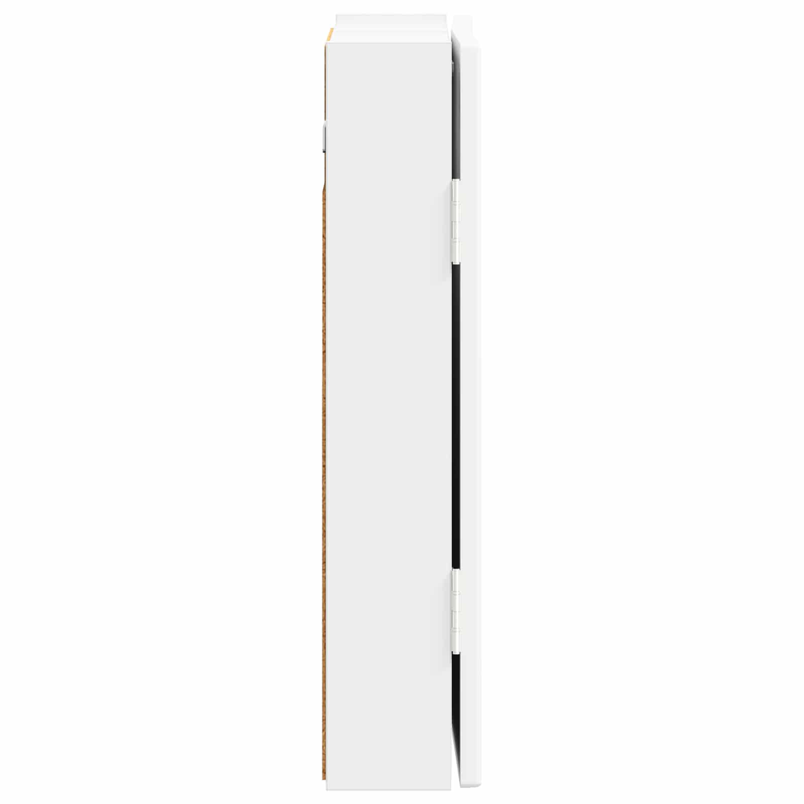 Dartbord Kabinet ALKMAAR Hoogglans Wit 52,5 x 10,5 x 53,5 cm