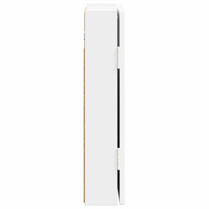 Dartbord Kabinet ALKMAAR Hoogglans Wit 52,5 x 10,5 x 53,5 cm