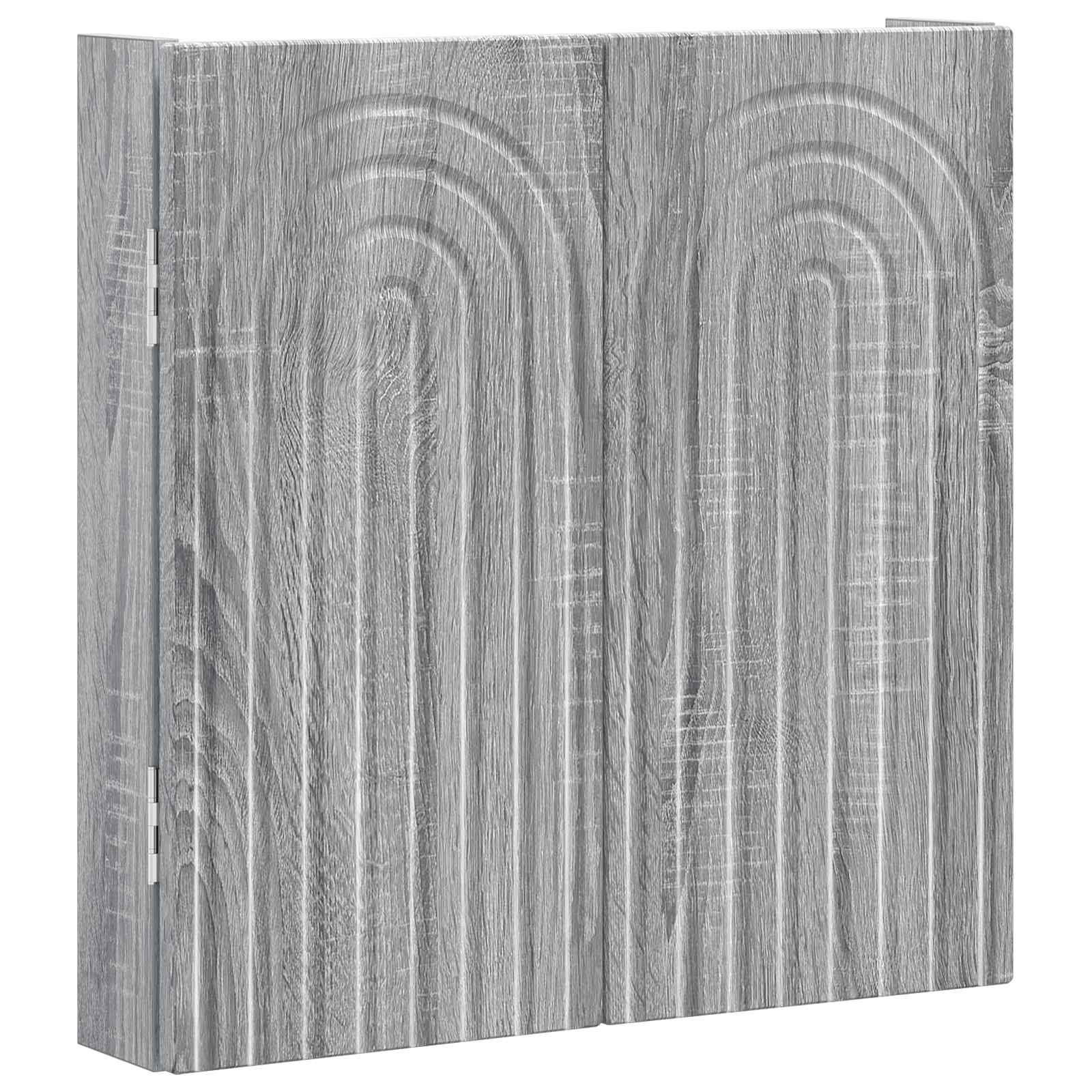 Dartbord Kabinet ALKMAAR Grijs Sonoma 52,5 x 10,5 x 53,5 cm