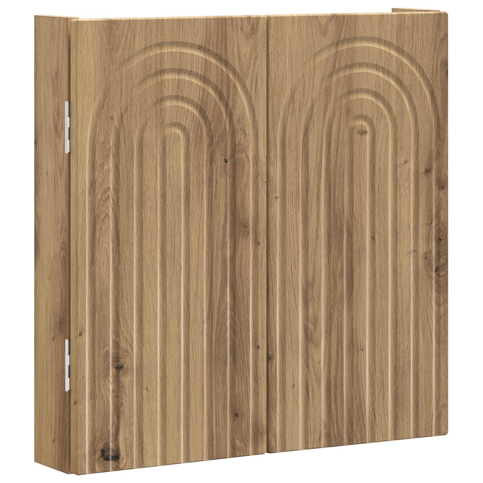 Dartbord Kabinet ALKMAAR Artisanaal eiken 52,5 x 10,5 x 53,5 cm