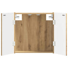 Dartbord Kabinet ALKMAAR Artisanaal eiken 52,5 x 10,5 x 53,5 cm