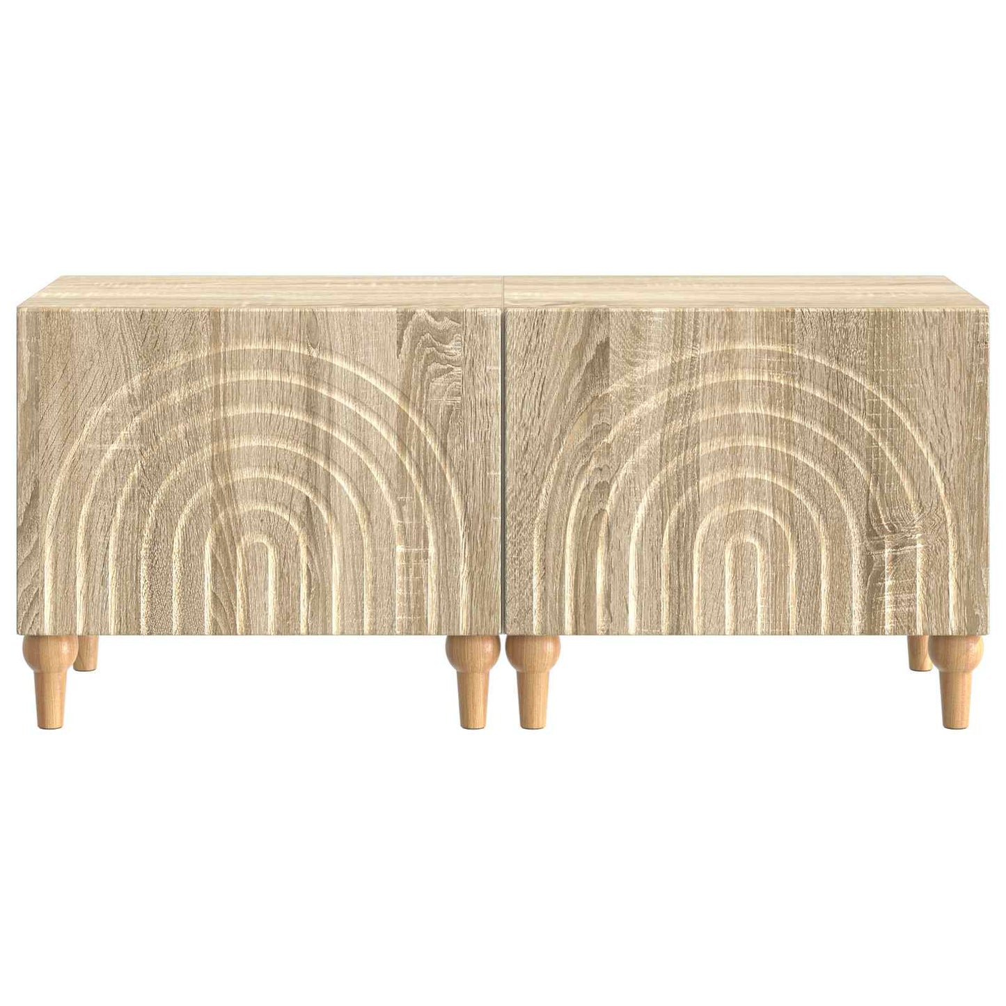 Tv-meubel Sonoma Eiken Bewerkt hout