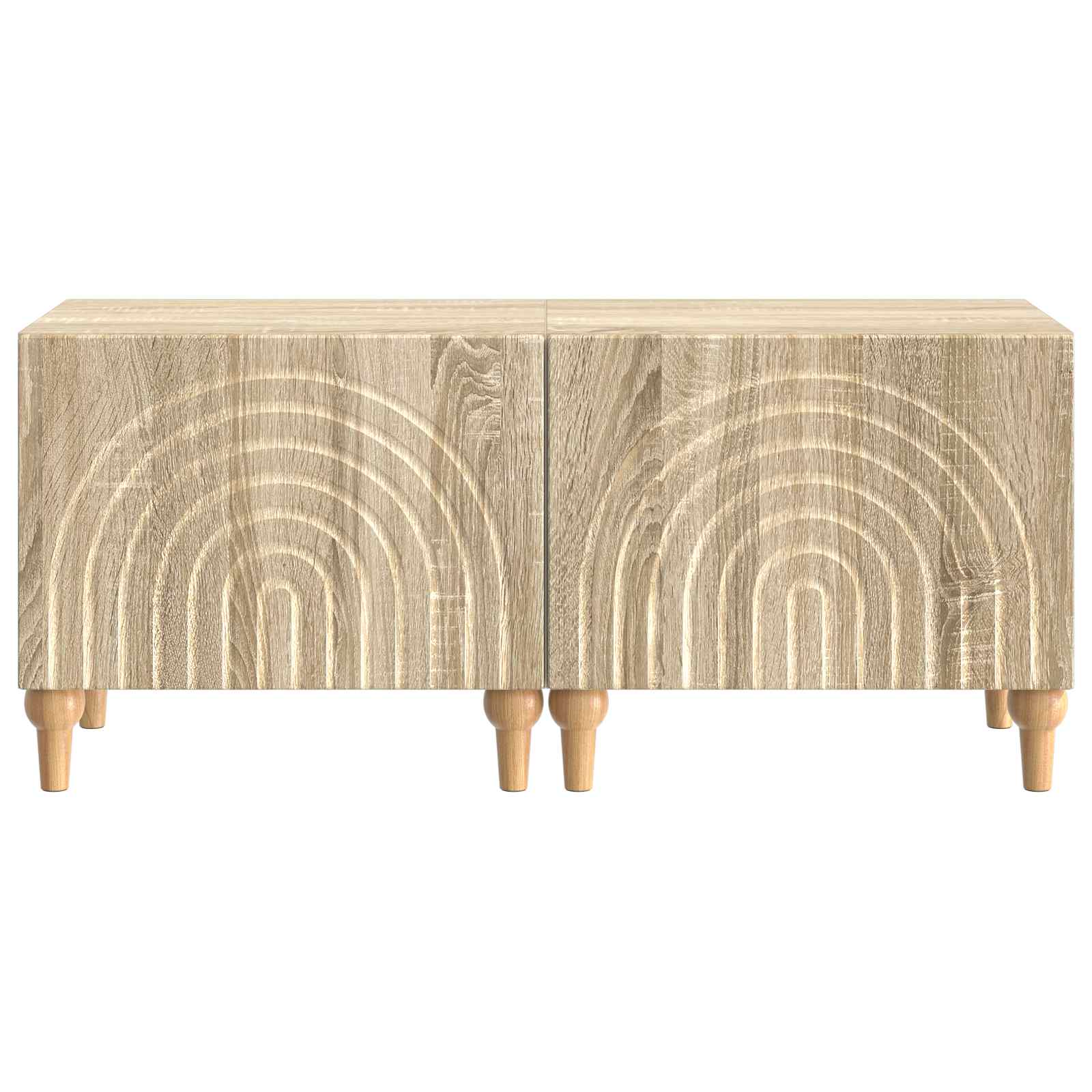 Tv-meubel Sonoma Eiken Bewerkt hout