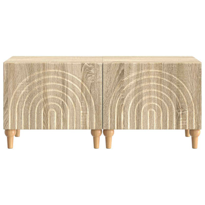 Tv-meubel Sonoma Eiken Bewerkt hout