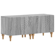Tv-meubel 98 cm grijs sonoma bewerkt hout