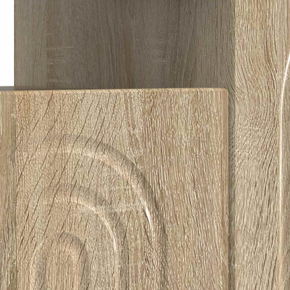 LED tv-meubel Sonoma Eiken Bewerkt hout
